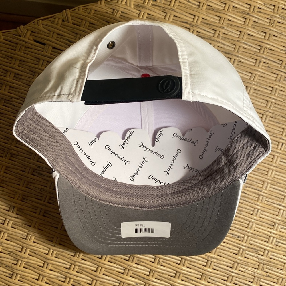 Kenler Summit Rope Cap - Golf Hat - Performance Hat - White Rope Hat - Picture 2 of 4